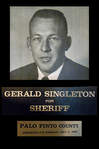 <gerald singleton for sheriff palo pinto county>